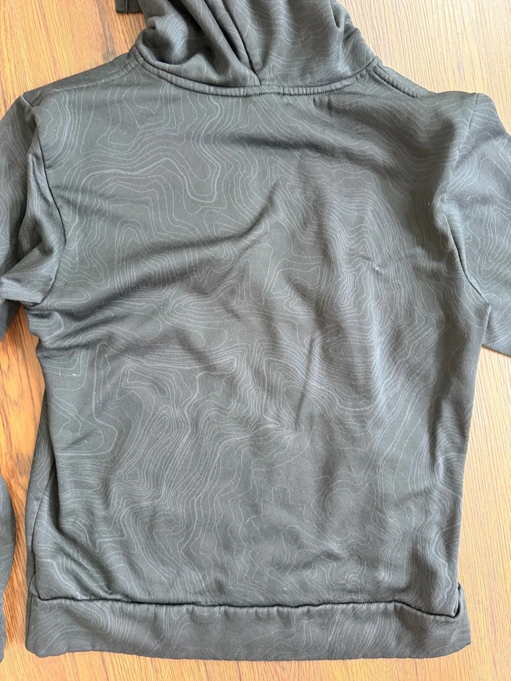 The North Face Men's Black Hoodie with White Logo